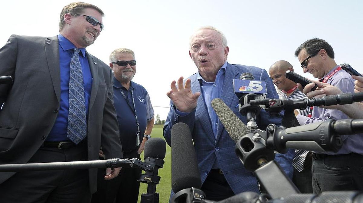 Dallas Cowboys owner Jerry Jones has had a lot to talk about this season.