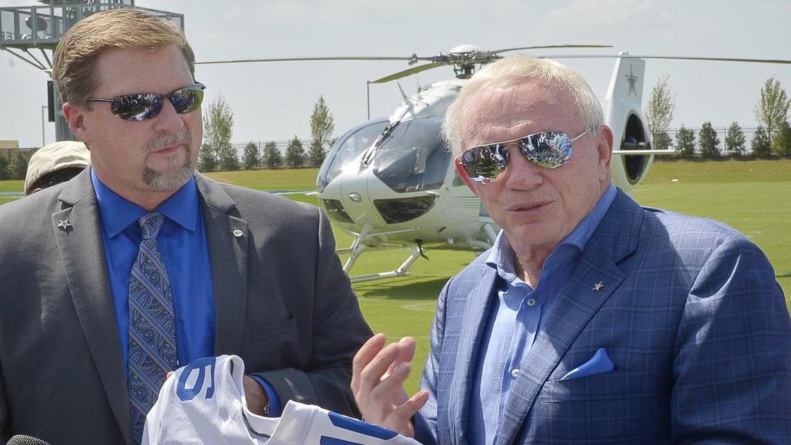 Dallas Cowboys owner Jerry Jones is very cautious about any political statements when it comes to the presidential race.