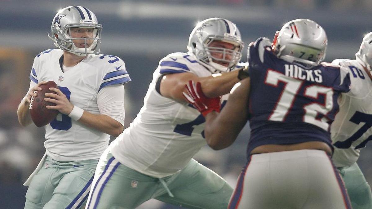 The Dallas Cowboys released quarterback Brandon Weeden Tuesday.