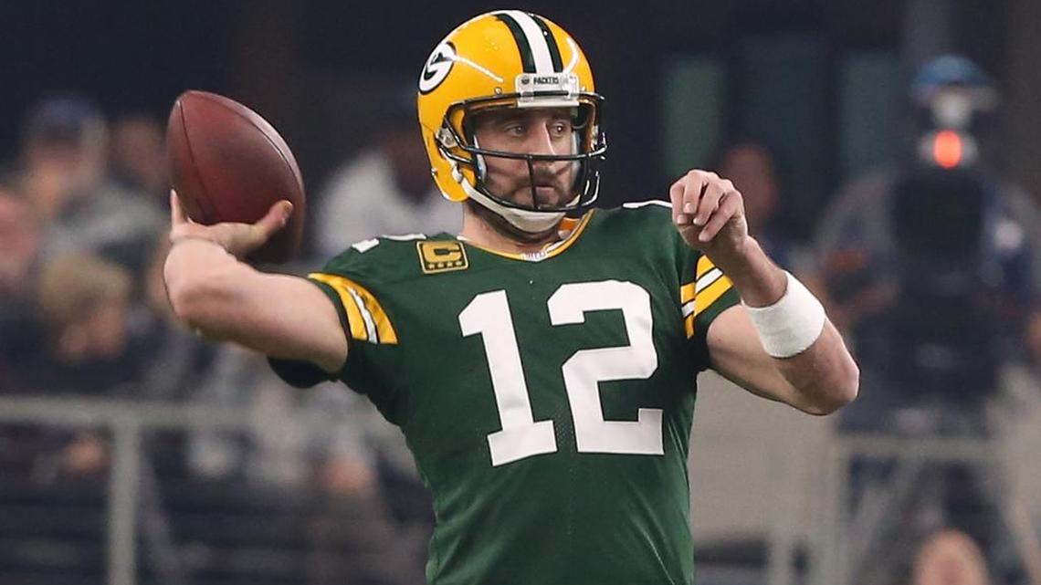 Green Bay Packers quarterback Aaron Rodgers passed for 356 yards against Dallas on Sunday.