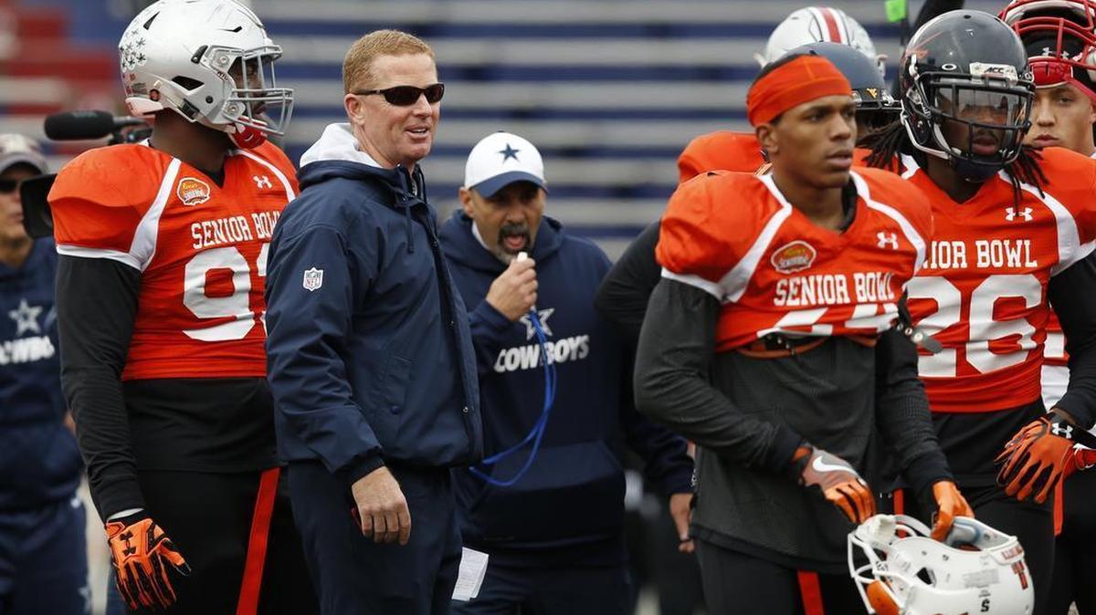 Jason Garrett and his Dallas Cowboys staff have been energized by coaching the NFL prospects at the Senior Bowl.