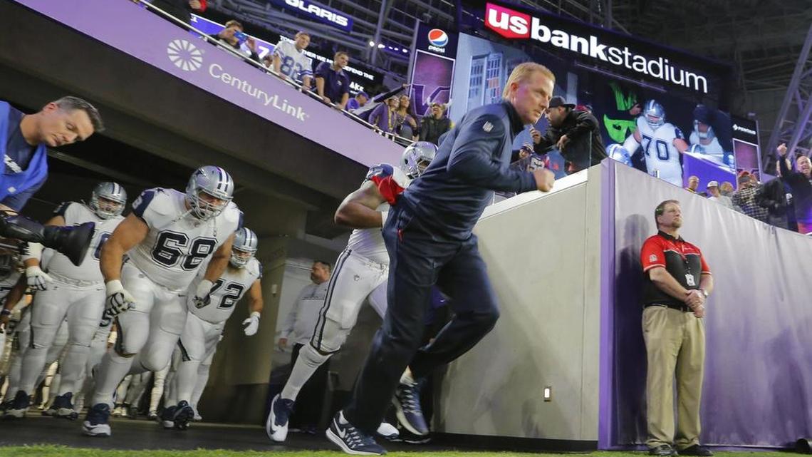 Jason Garrett’s hard, team-first philosophy has helped the Dallas Cowboys to an 11-1 record and a playoff berth.