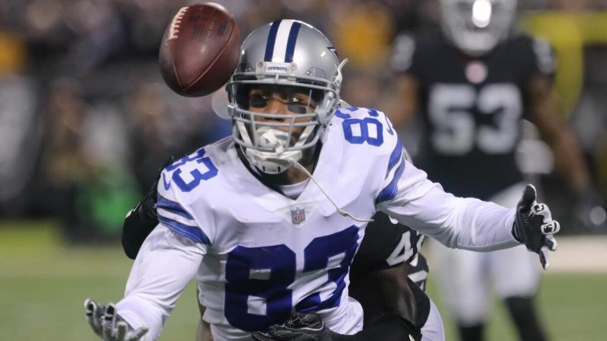 Cowboys receiver Terrance Williams has two catches this season for 18 yards.