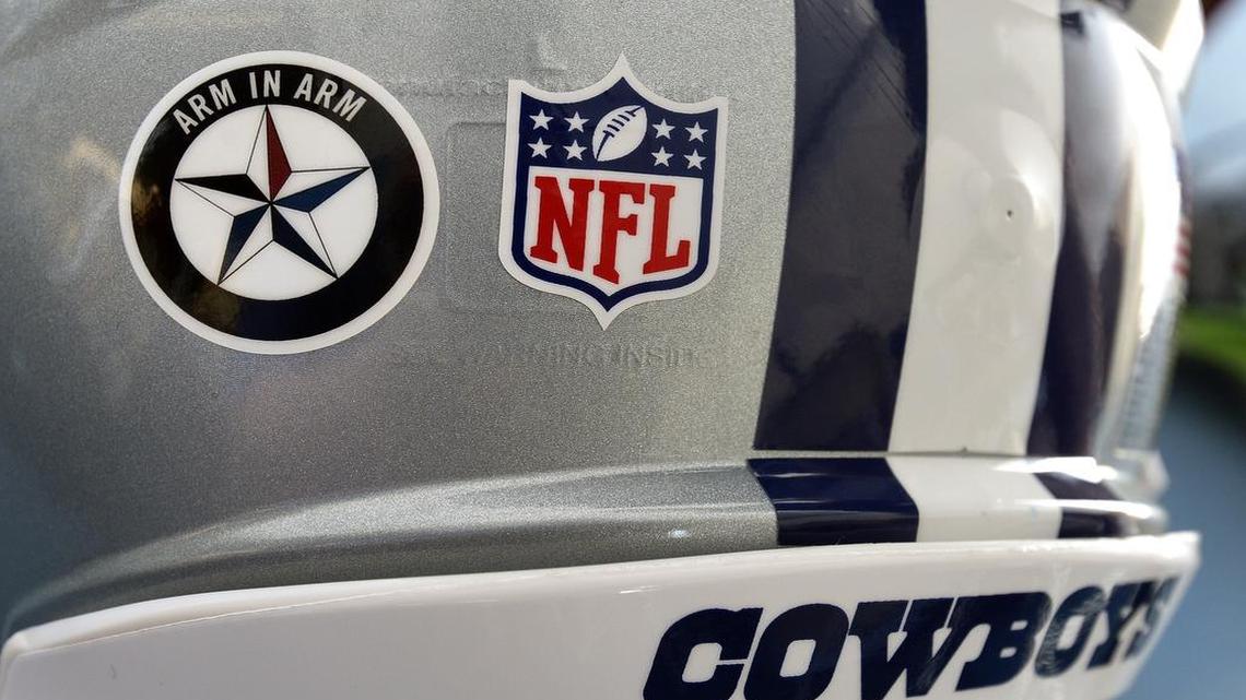 The Dallas Cowboys will wear a decal on their helmets this season in support of the Dallas Police department.