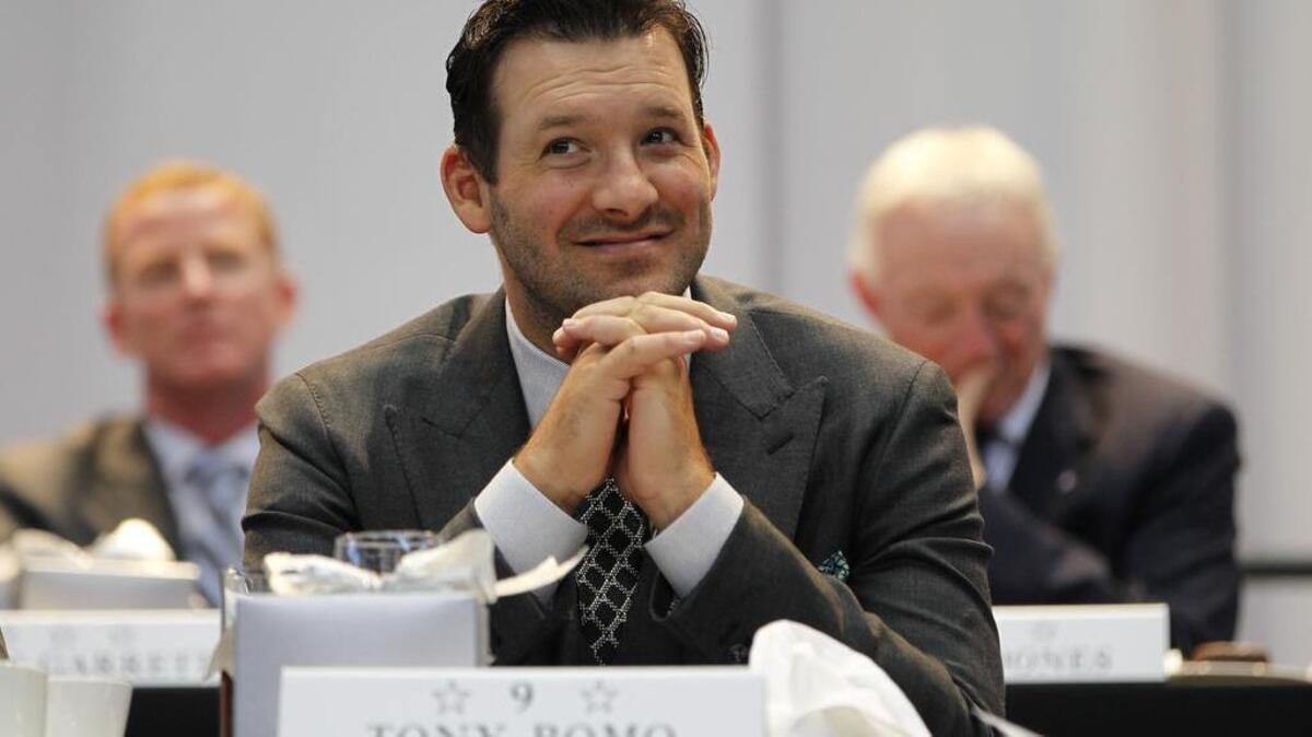 
Vegas oddsmakers believe Dallas Cowboys quarterback Tony Romo will deliver big stats this season.
