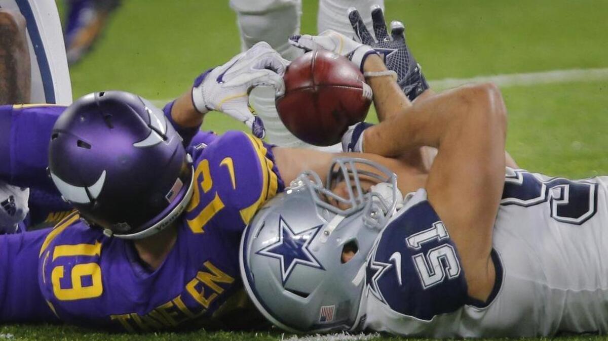 Kyle Wilber forced and recovered a special teams fumble on Thursday.