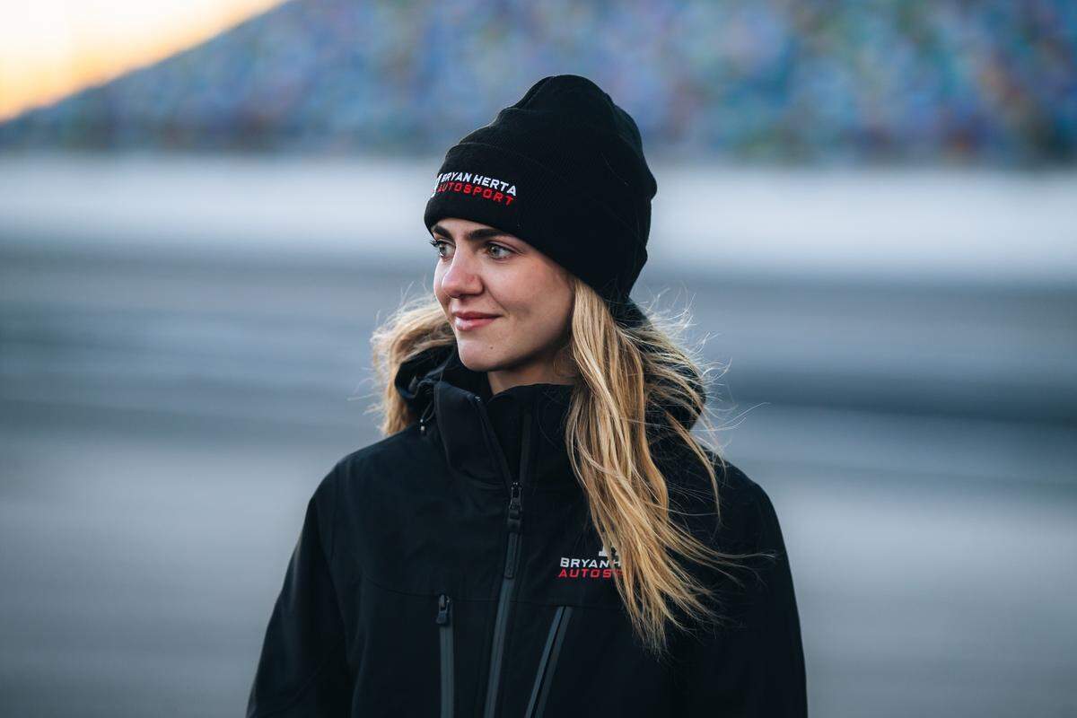 TCU student Maddie Aust competes in IMSA’s Michelin Pilot Challenge racing series. She raced Jan. 23 in the BMW M Endurance Challenge at Daytona, one of the preliminary races before the famed Rolex 24 Hours of Daytona in Daytona Beach, Fla.