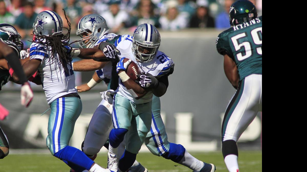 
Dallas Cowboys running back Joseph Randle is still under investigation for a domestic violence incident in Wichita, Kan. 
