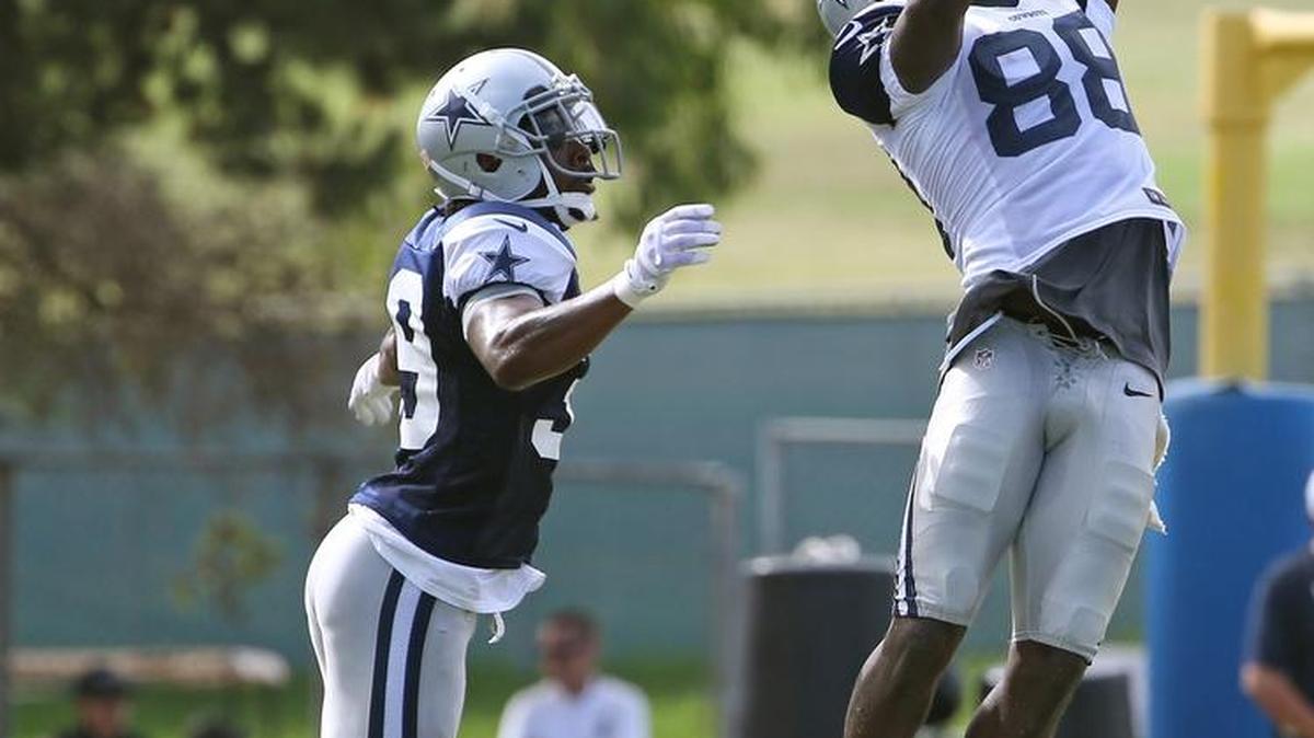 
Dallas Cowboys wide receiver Dez Bryant (88) strained his hamstring in practice on Thursday but says it’s not serious. 
