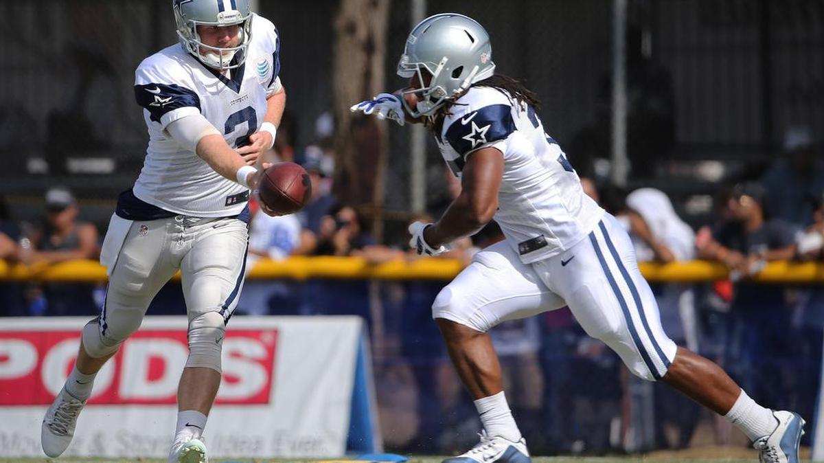 
Dallas Cowboys quarterback Brandon Weeden is getting a lot of reps in training camp while Tony Romo rests.
