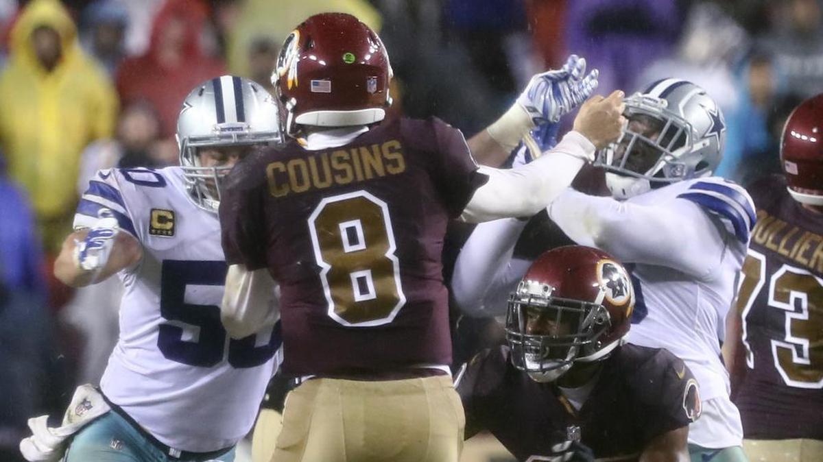 The Dallas Cowboys put a lot of pressure on Washington quarterback Kirk Cousins in their first meeting on Oct. 29 at FedEx Field.