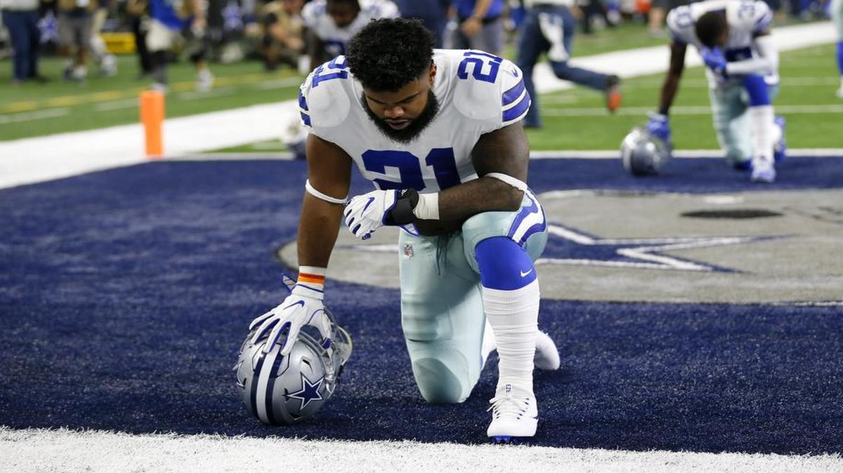 Cowboys running back Ezekiel Elliott will play Sunday in Denver while the court case over his NFL suspension continues to be litigated.