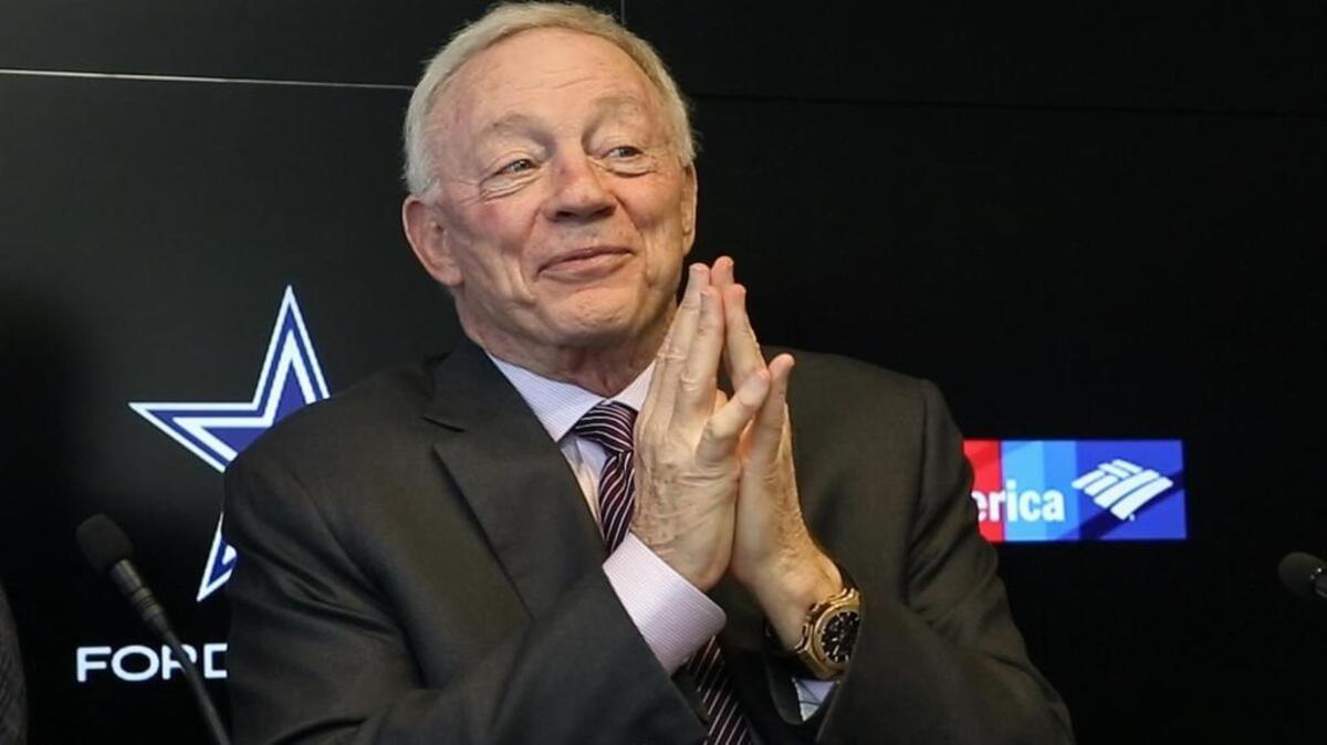 Owner Jerry Jones isn’t quite ready to reveal his Hall of Fame presenter.