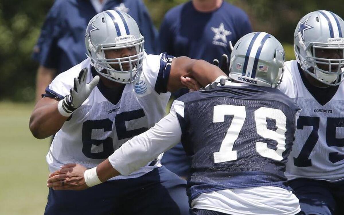 
Ronald Leary (65) returns from a groin injury this week.
