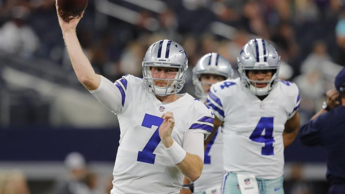 Cooper Rush (7) has thrown six TDs and no interceptions so far in the preseason.