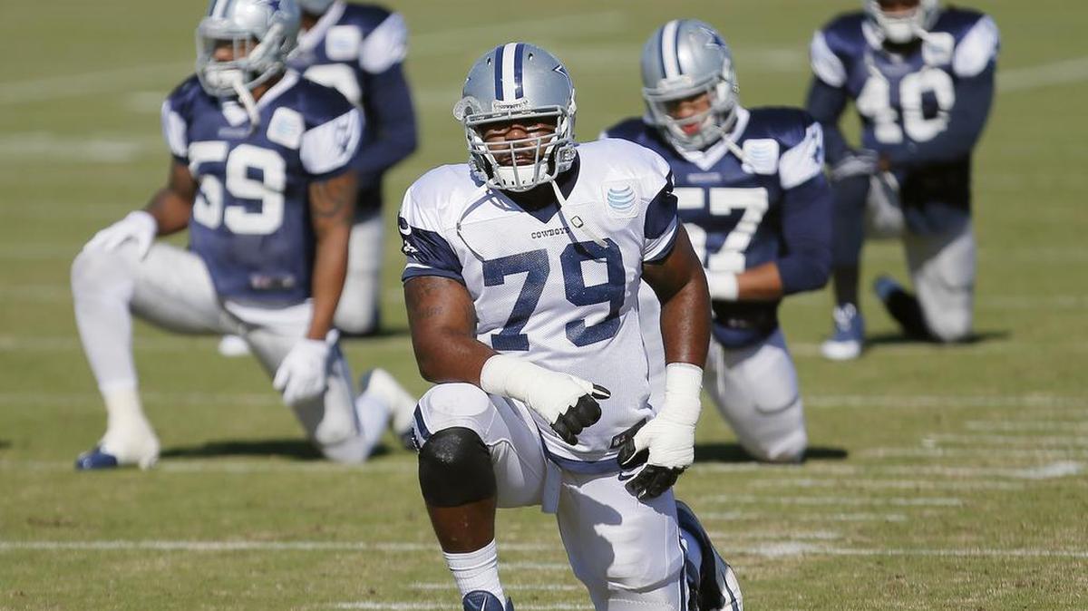 Cowboys offensive lineman Chaz Green hopes to return to practice soon after straining his right foot against the 49ers.