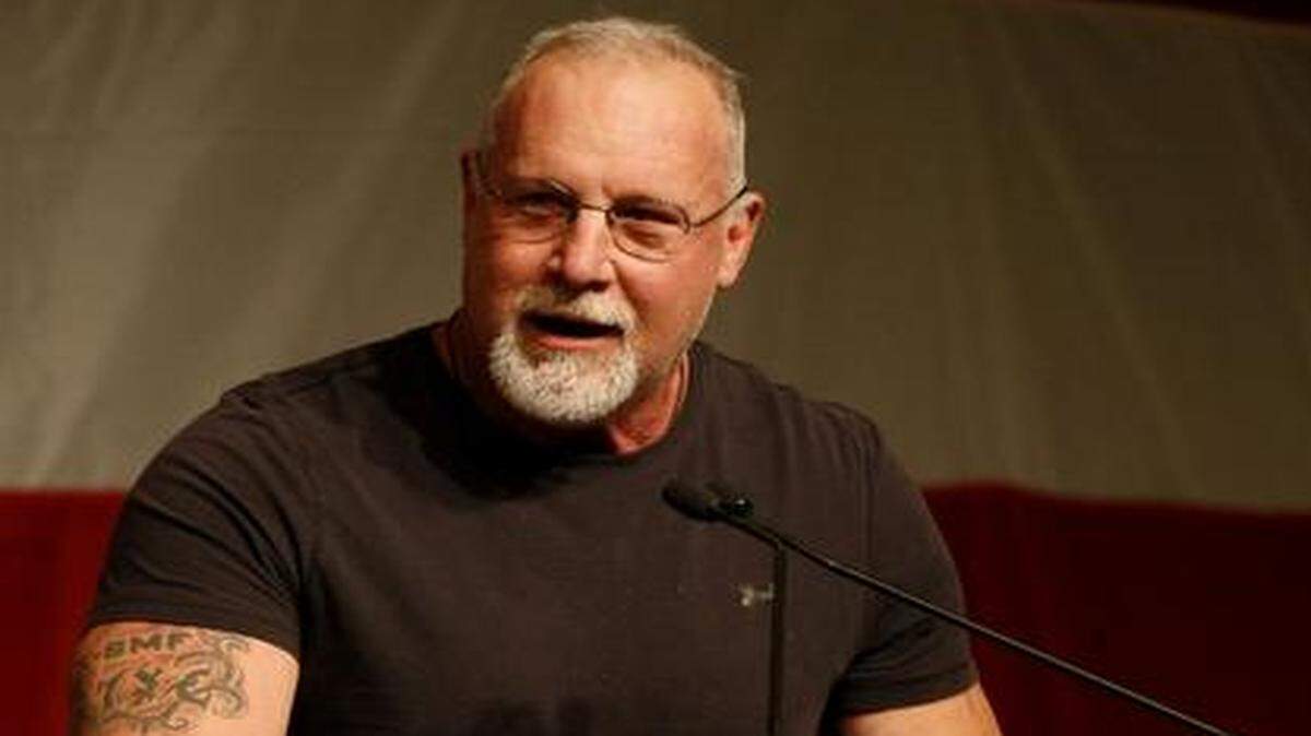 
Randy White speaks at the Armed Forces Bowl Kickoff Luncheon this week in Fort Worth.
