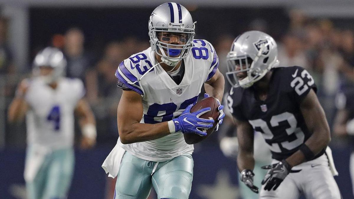 Terrance Williams injured his ankle on the first play Sunday night.