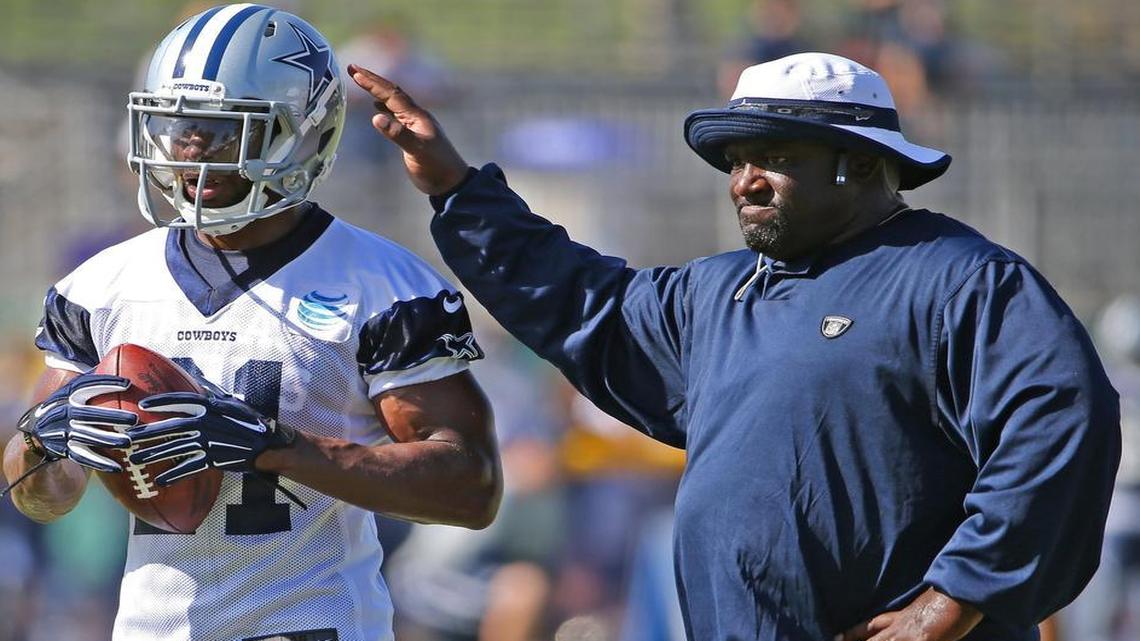 
Joseph Randle, left, will share rushing duties as the Cowboys try to keep all backs fresh, running backs coach Gary Brown said.


