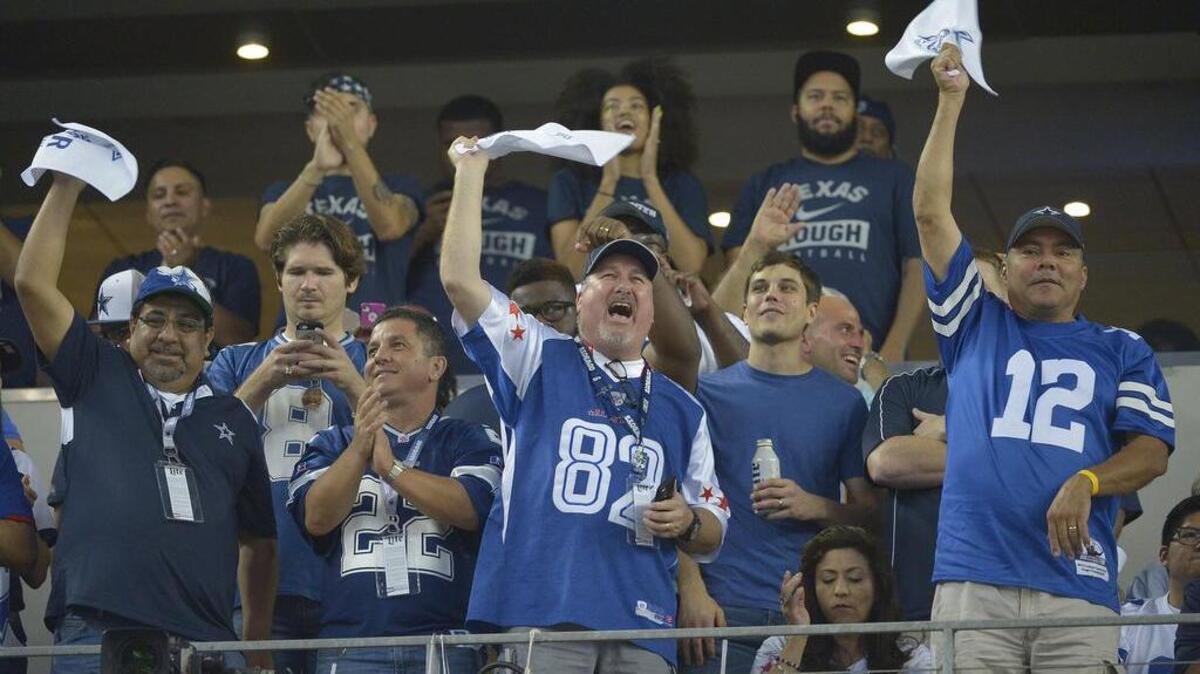 
Dallas Cowboys fans will be able to visit the new DraftKings Fantasy Sports Lounge this season at AT&T Stadium. 
