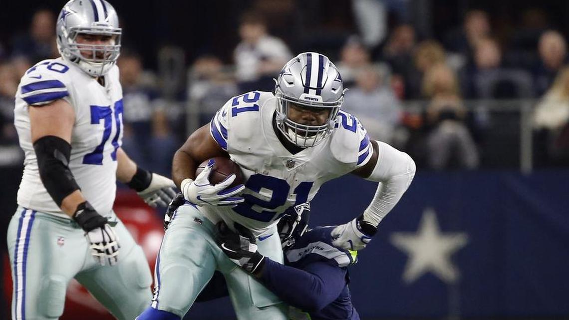 Ezekiel Elliott is 120 yards from the 1,000-yard mark.