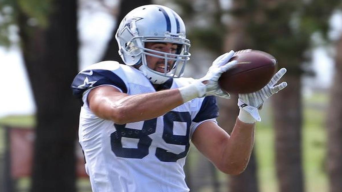 
Cowboys tight end Gavin Escobar earned a public administration degree this off-season at San Diego State.


