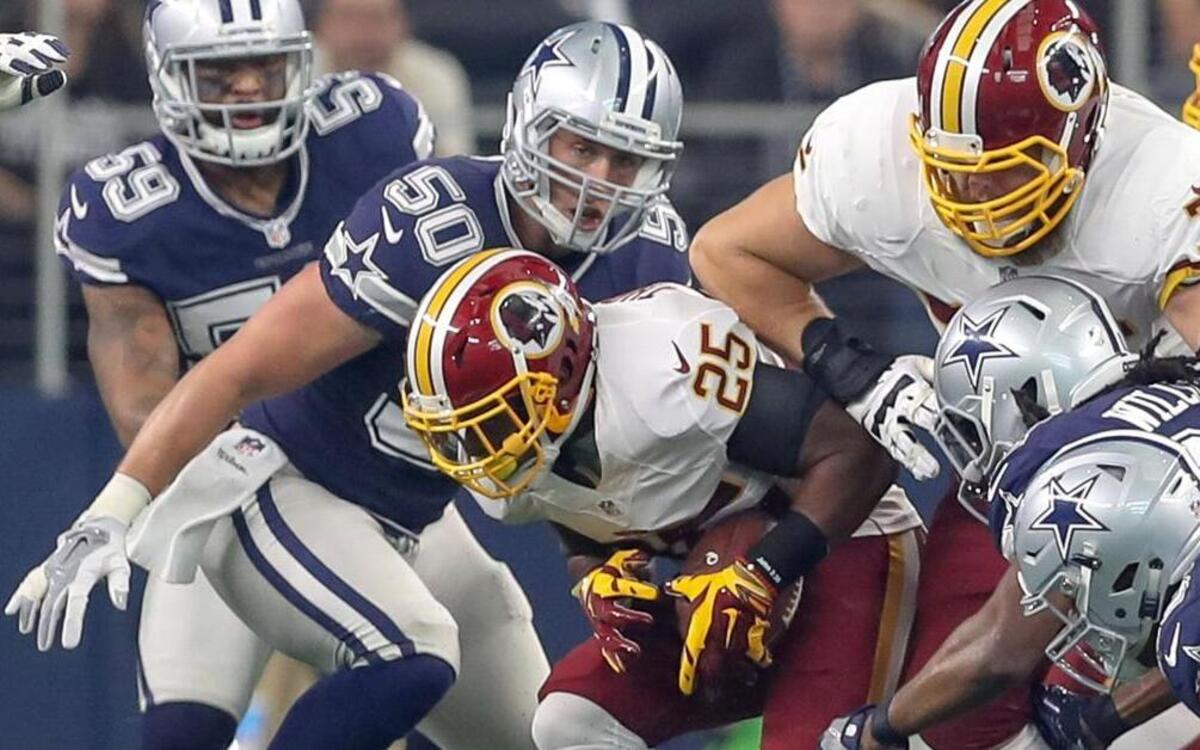 Sean Lee and the Dallas Cowboys have not allowed a 100-yard rusher all season.