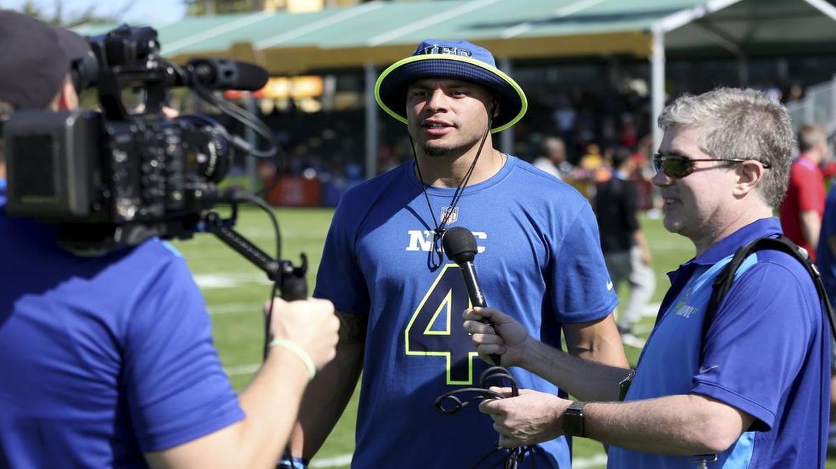 Rookie quarterback Dak Prescott is one of seven Dallas Cowboys players at the Pro Bowl. The NFC team is coached by Jason Garrett and his staff.