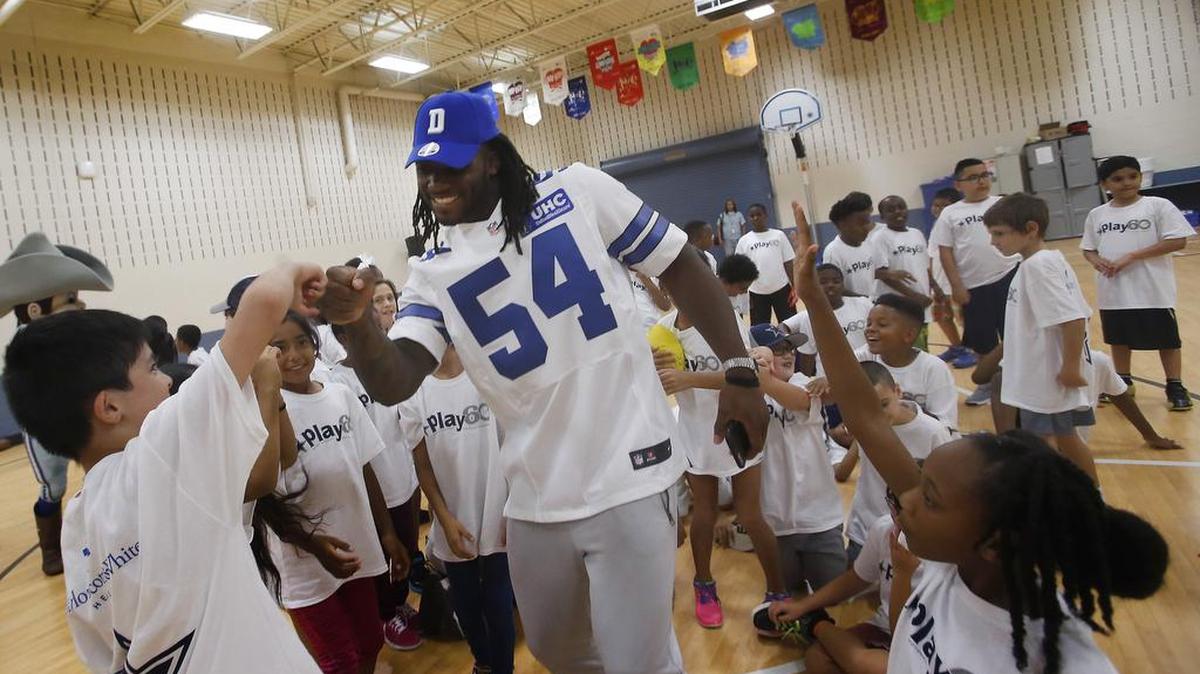 Jaylon Smith is recovering from a severe knee injury, but Jerry Jones says he could return this season.