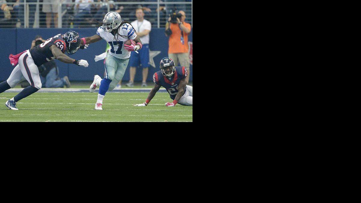 
Dwayne Harris had seven receiving touchdowns and two punt returns for touchdowns during his stay in Dallas.
