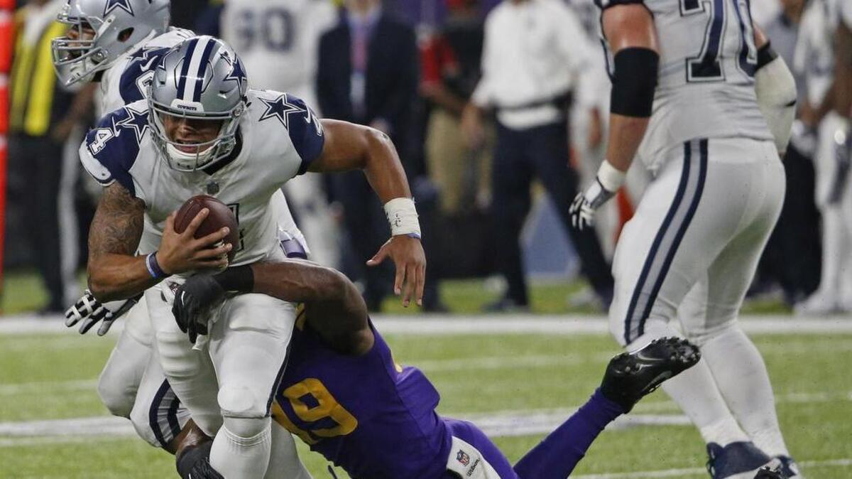 Dak Prescott had 37 rushing yards on Thursday night.