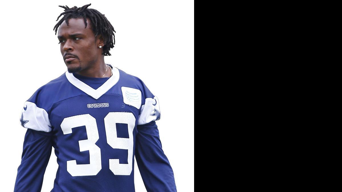 
Brandon Carr didn’t discuss his contract situation Sunday night, although the Cowboys could ask him to take a pay cut. (Star-Telegram/Ron Jenkins)
