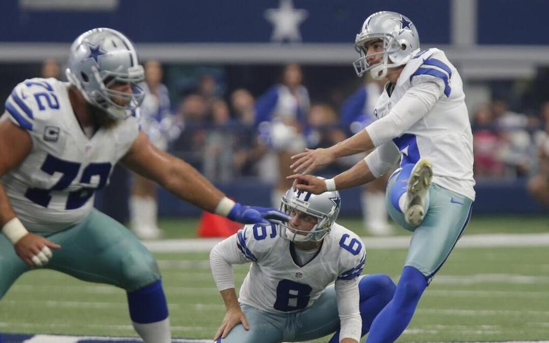 Kicker Dan Bailey leads the Dallas Cowboys in scoring with 35 points.