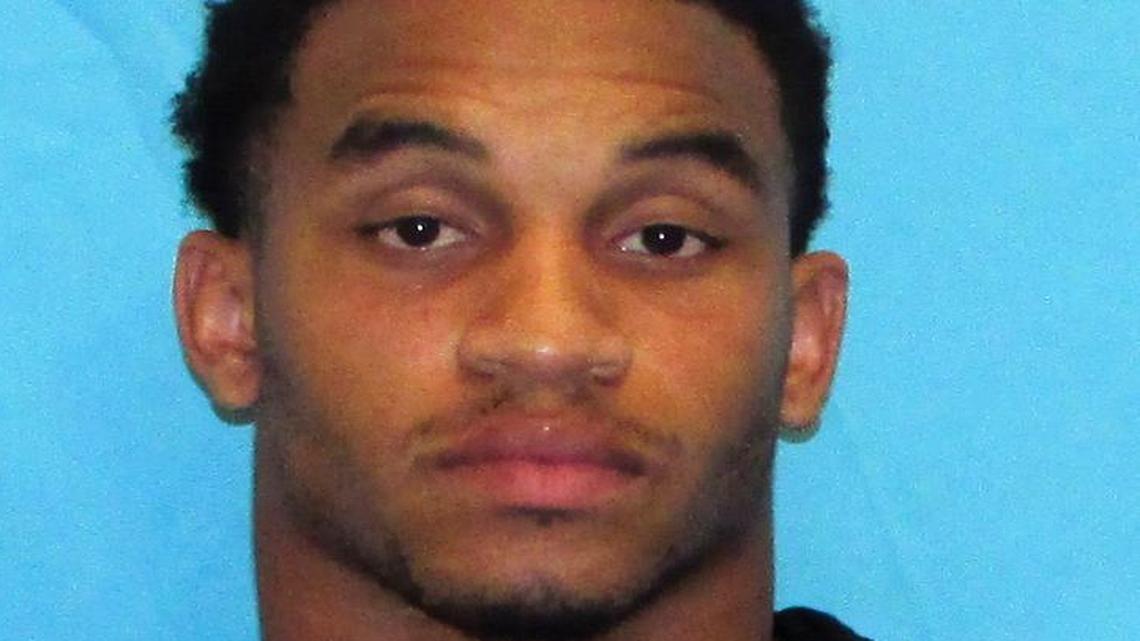 This booking photo provided by the Frisco Police Department shows Damien Wilson. Police say Wilson, a Dallas Cowboys linebacker, has been arrested on two counts of aggravated assault with a deadly weapon. Frisco police say Wilson was arrested Tuesday, July 5, 2017, outside of Toyota Stadium during the city's Fourth of July celebration.