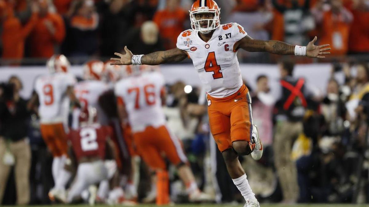 Clemson quarterback Deshaun Watson said he was just joking when he implored Cowboys coach Jason Garrett to draft him.