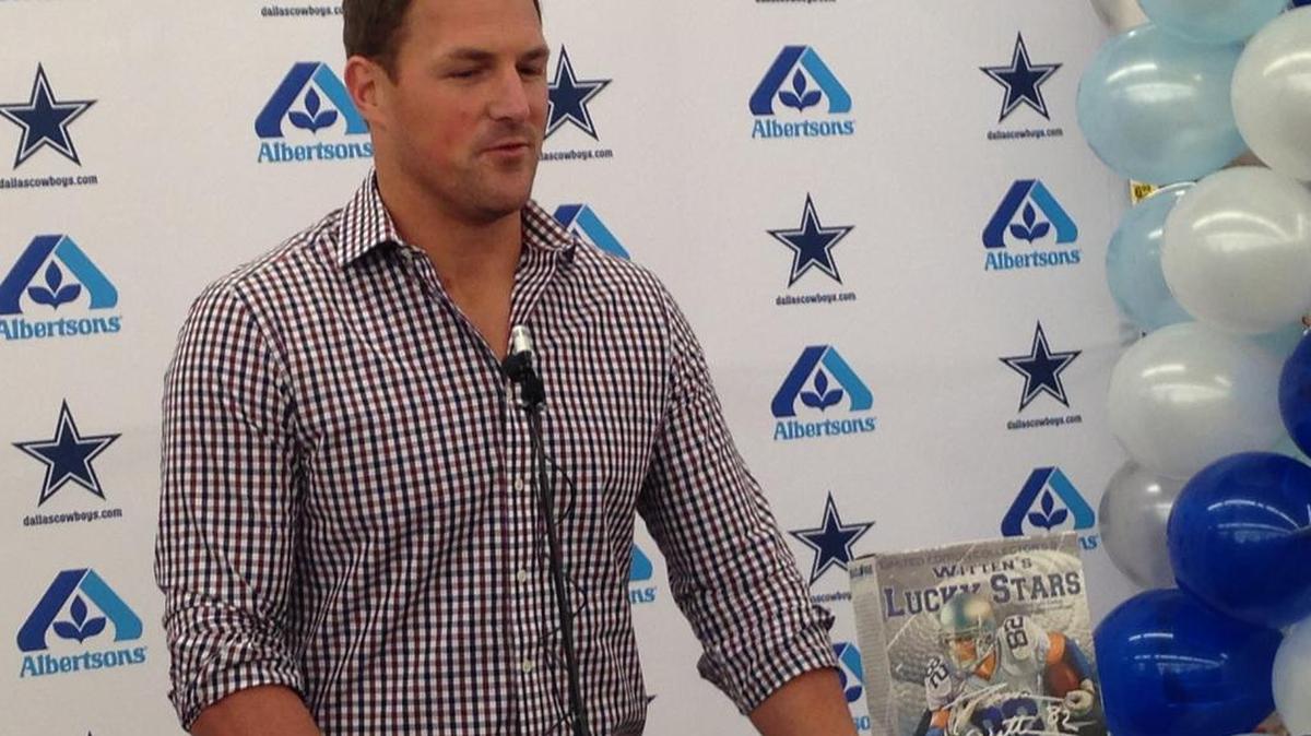 
Jason Witten officially introduced his new cereal on Monday.
