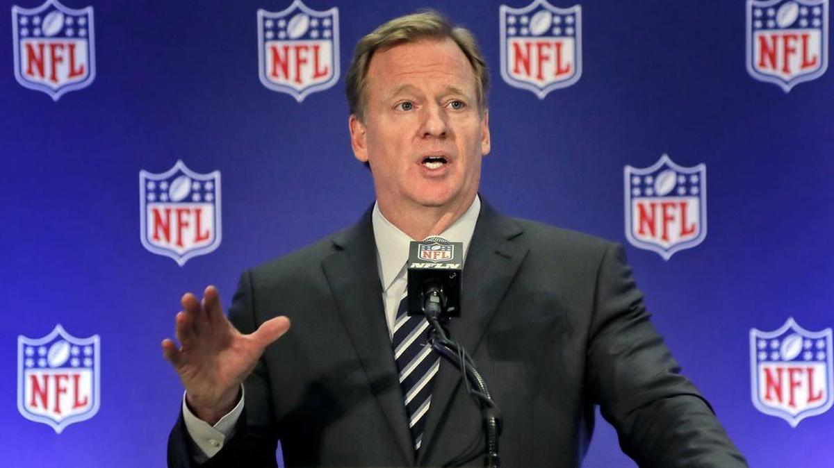 NFL Commissioner Roger Goodell is up for a contract extension soon.