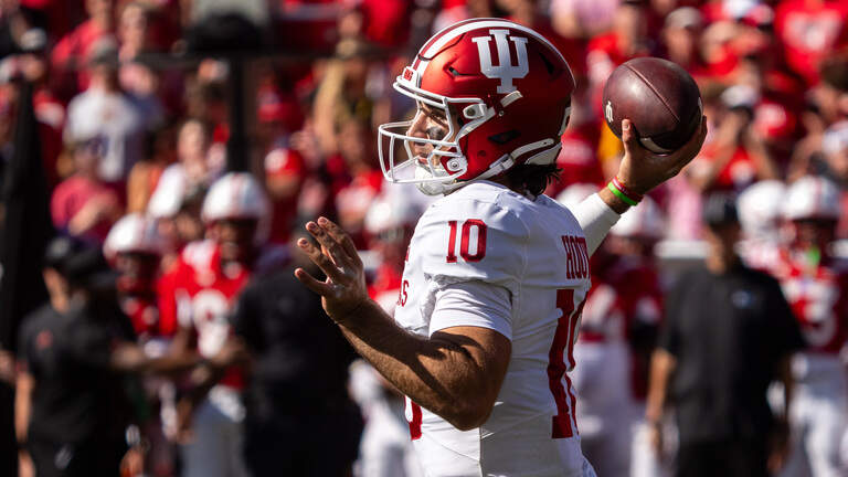 While Indiana’s Josh Hoover is ‘perfect,’ his previous TCU coach has a new problem