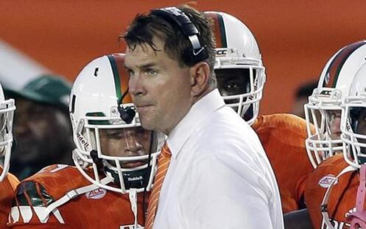 Al Golden was fired last season by Miami after a rough stretch that culminated in a 58-0 loss to Clemson.