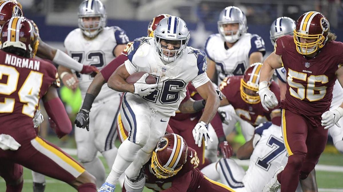 Dallas Cowboys running back Alfred Morris is averaging 5.4 yards per carry this season and has one touchdown.
