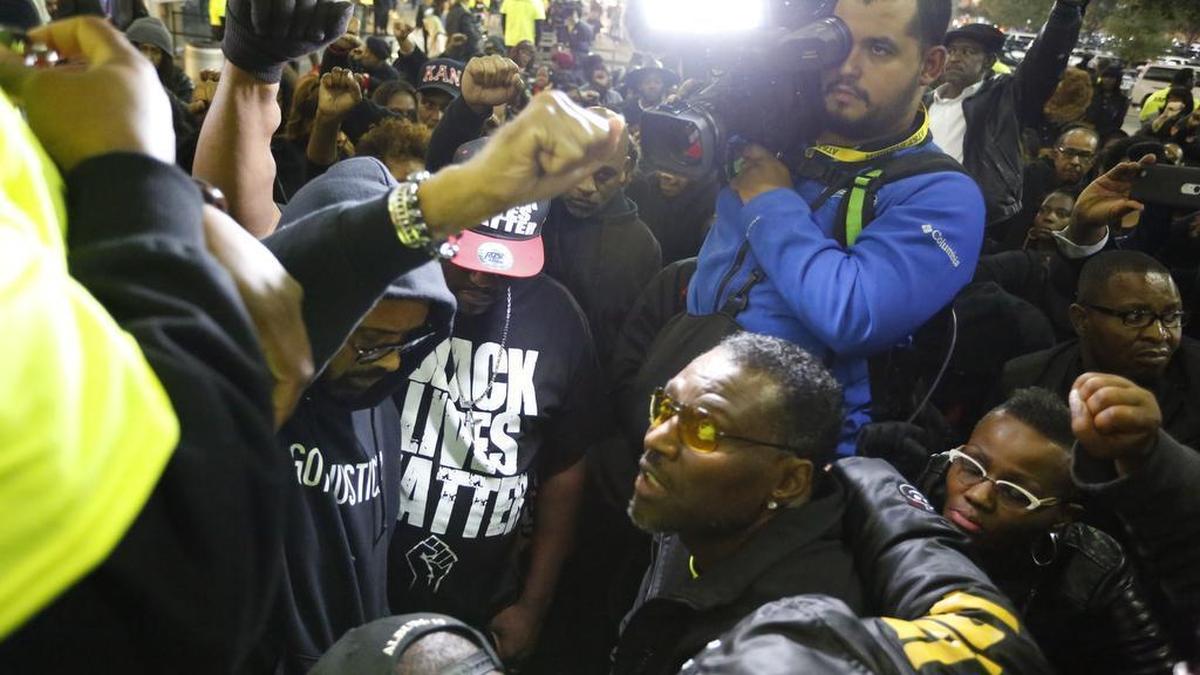 Pastor Frederick D. Haynes III led a silent, peaceful protest against police injustice in 2017 outside AT&T Stadium.
