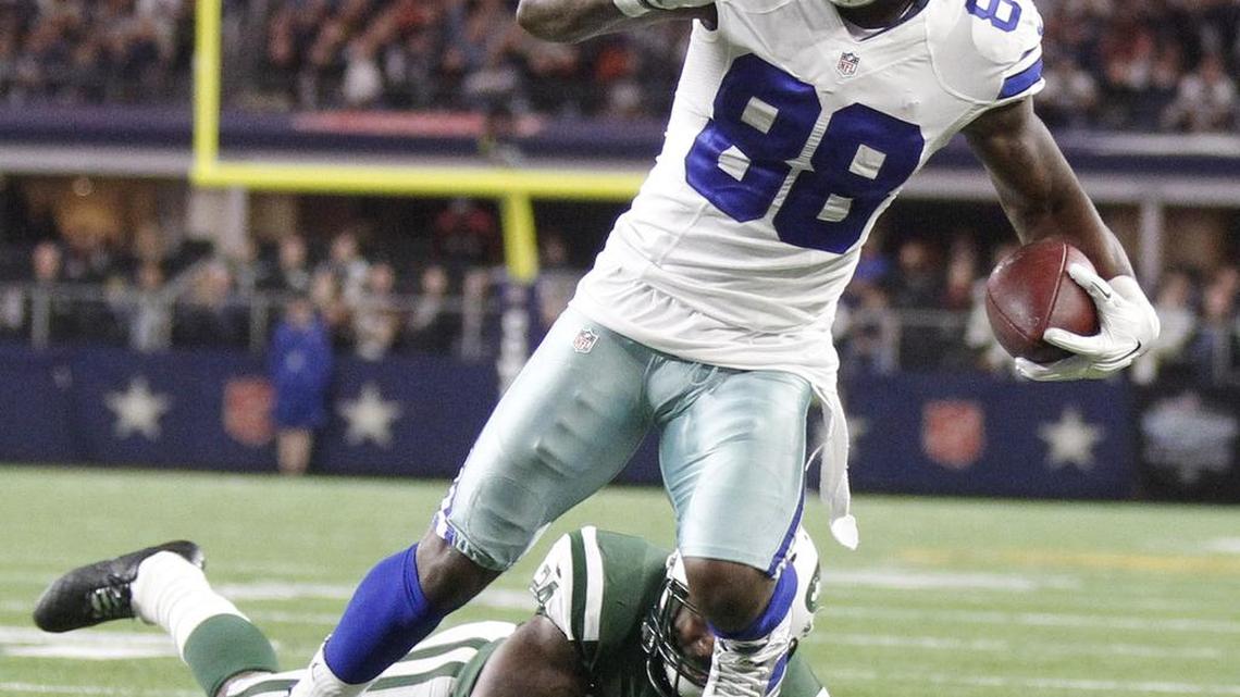 Dez Bryant missed practice Wednesday with a foot injury.