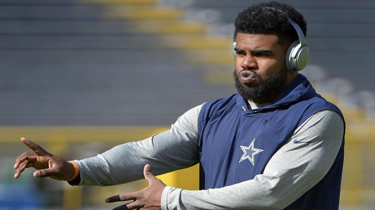 Ezekiel Elliott and the NFL met about six weeks ago regarding domestic violence allegations.