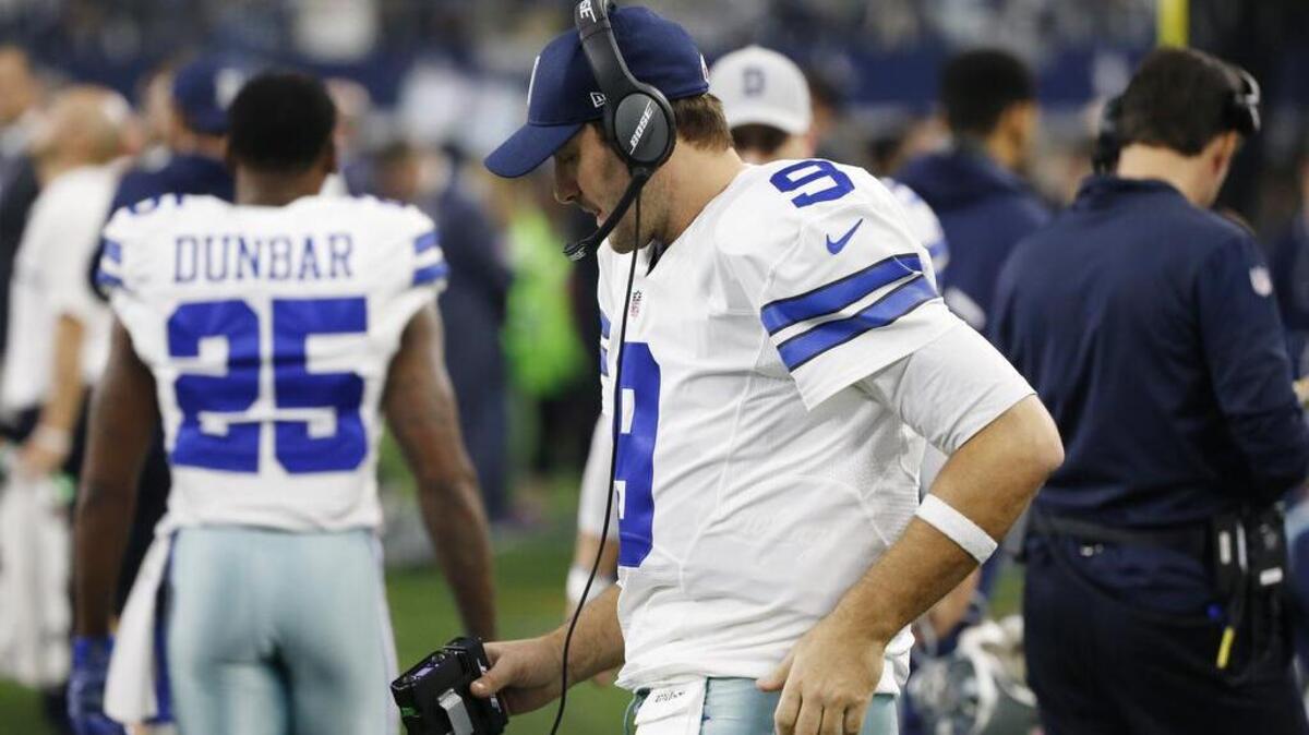 Tony Romo stood on the sideline in what likely was his final game at AT&T Stadium as a member of the Cowboys.