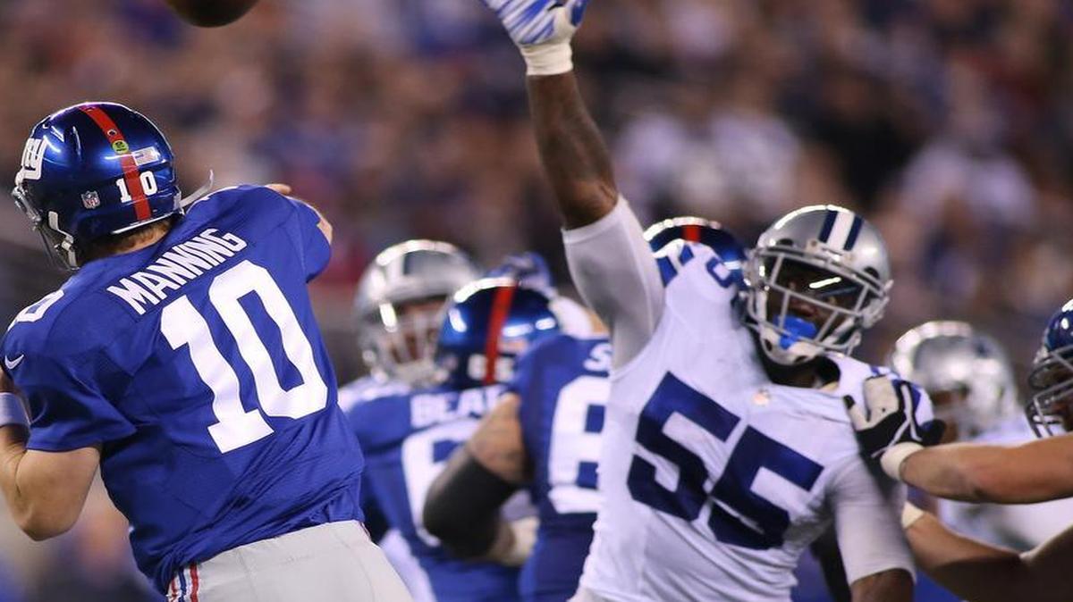 
Dallas linebacker Rolando McClain has been suspended for the first four games of the 2015 season. He will miss games at home against the New York Giants and Atlanta plus road games at Philadelphia and New Orleans.
