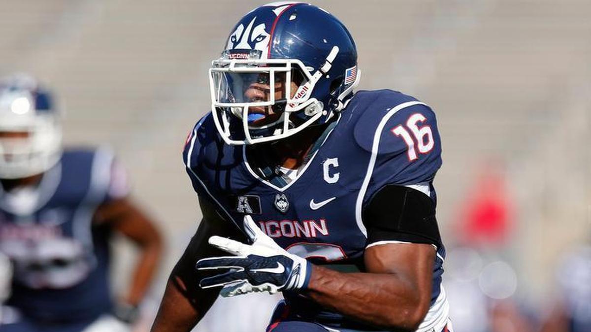 
Connecticut cornerback Byron Jones will be joining the Dallas Cowboys after being selected 27 overall Thursday night in the NFL Draft.


