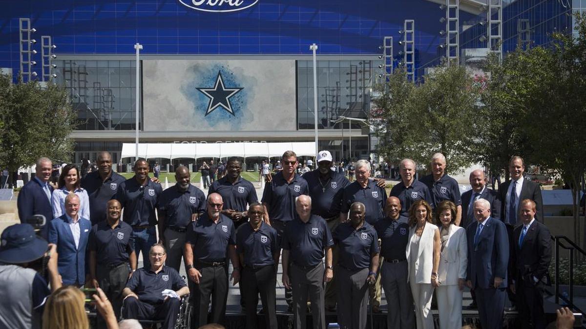 The Cowboys unveiled the Ring of Honor Walk on same day they had first training camp practice in Frisco.