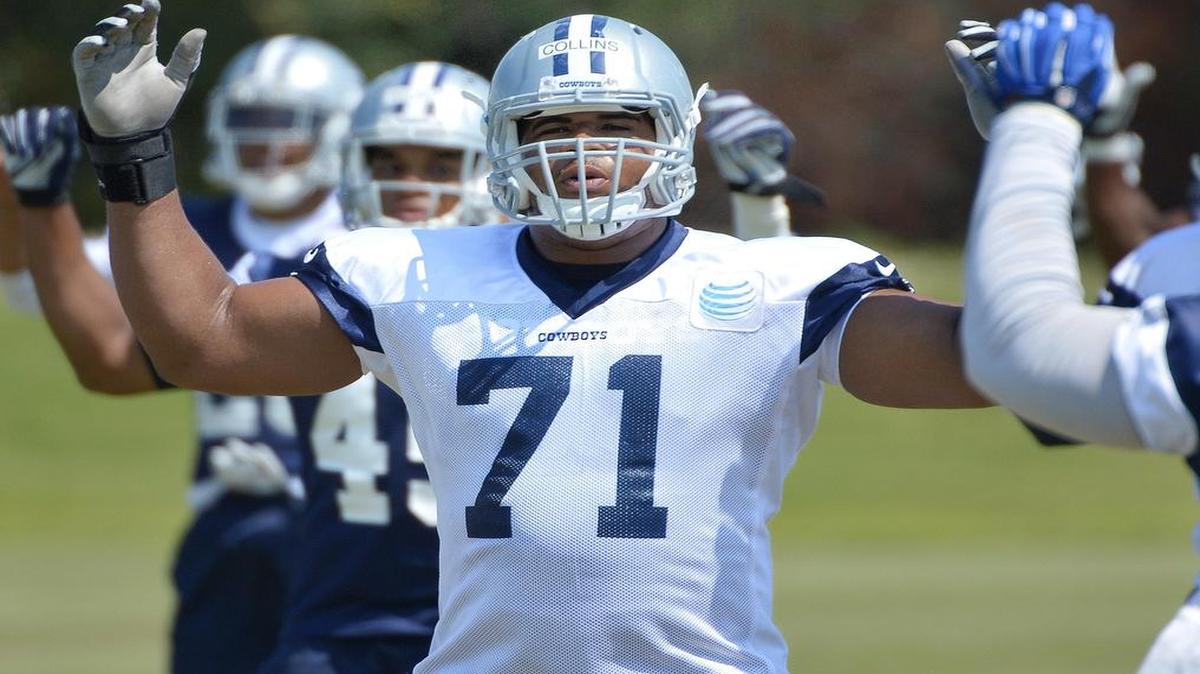 Offensive lineman La'el Collins is in his second season with the Dallas Cowboys.