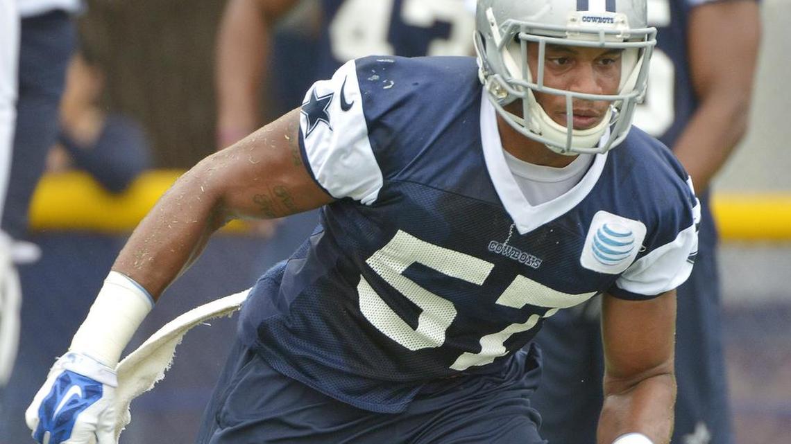 Dallas Cowboys linebacker Damien Wilson will miss some days of training camp after injuring his eye in a paintball accident.