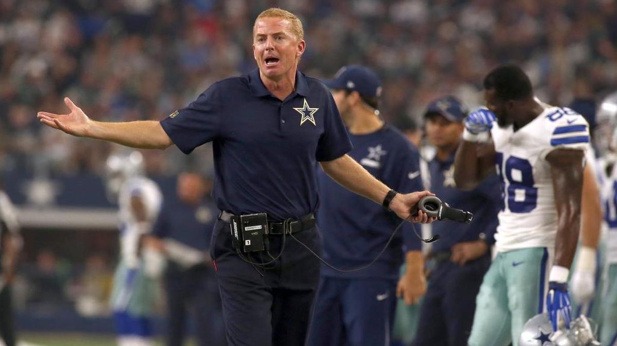 Cowboys head coach Jason Garrett wasn’t happy after Seattle attempted a second consecutive timeout before Dan Bailey's field-goal attempt in the second quarter.